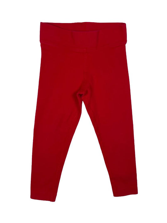 2/2T, Primary, Red, Pull-on solid leggings