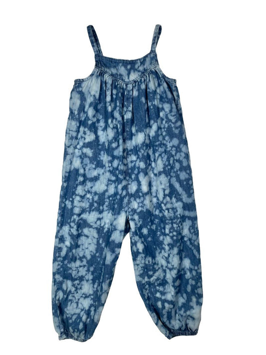 4/4T, babyGap, Blue, Acid wash spaghetti strap jumpsuit