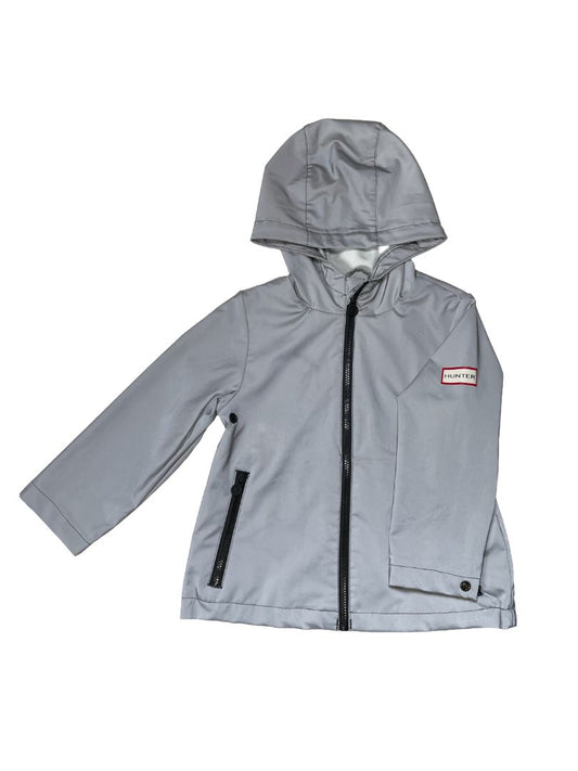2/2T, Hunter x Target, Silver, SUPER reflective hooded rain jacket