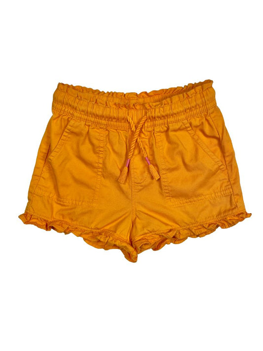 4/4T, babyGap, Yellow, Ruffled drawstring shorts