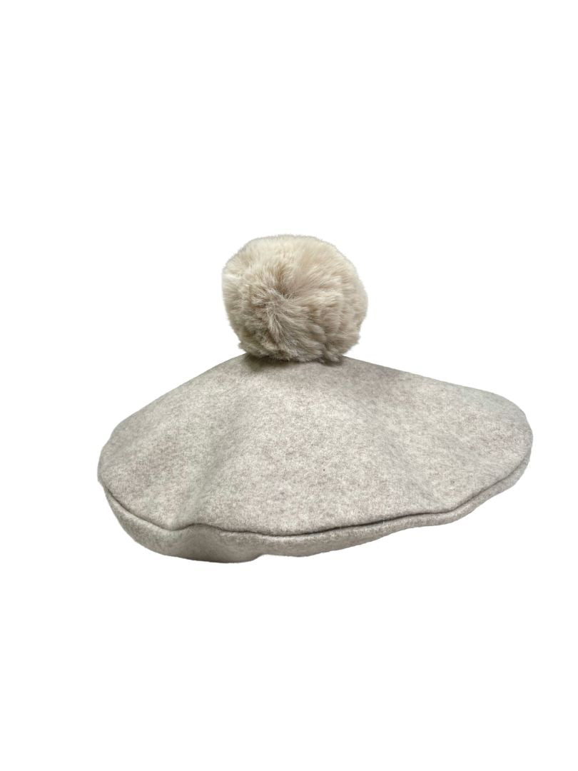 2/2T, Oatmeal, Pom-pom beret