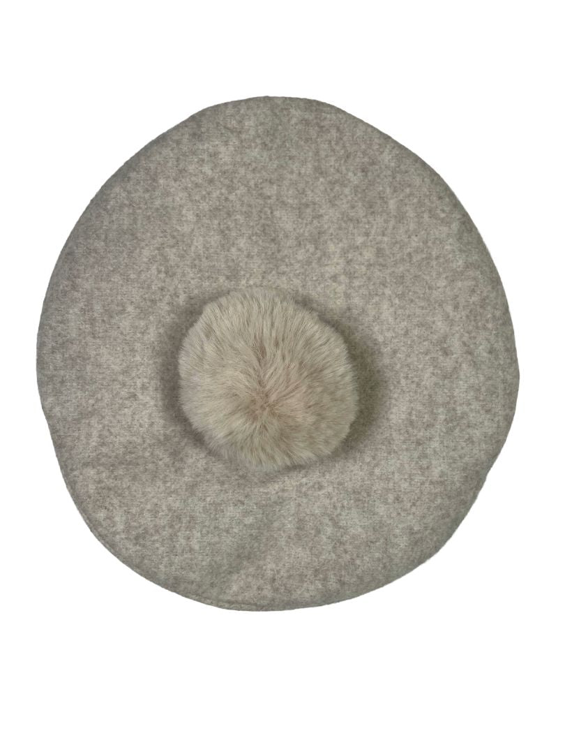 2/2T, Oatmeal, Pom-pom beret