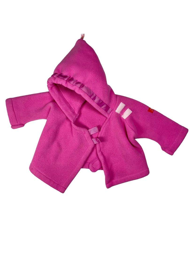 3 mo, Widgeon, Pink, Hooded fleece jacket