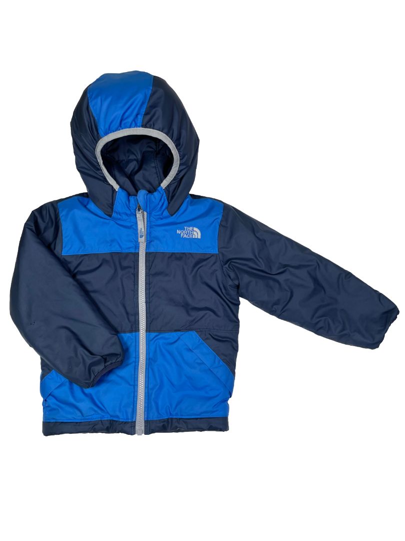 3/3T, The North Face, Blue, Two-tone hooded reversible jacket