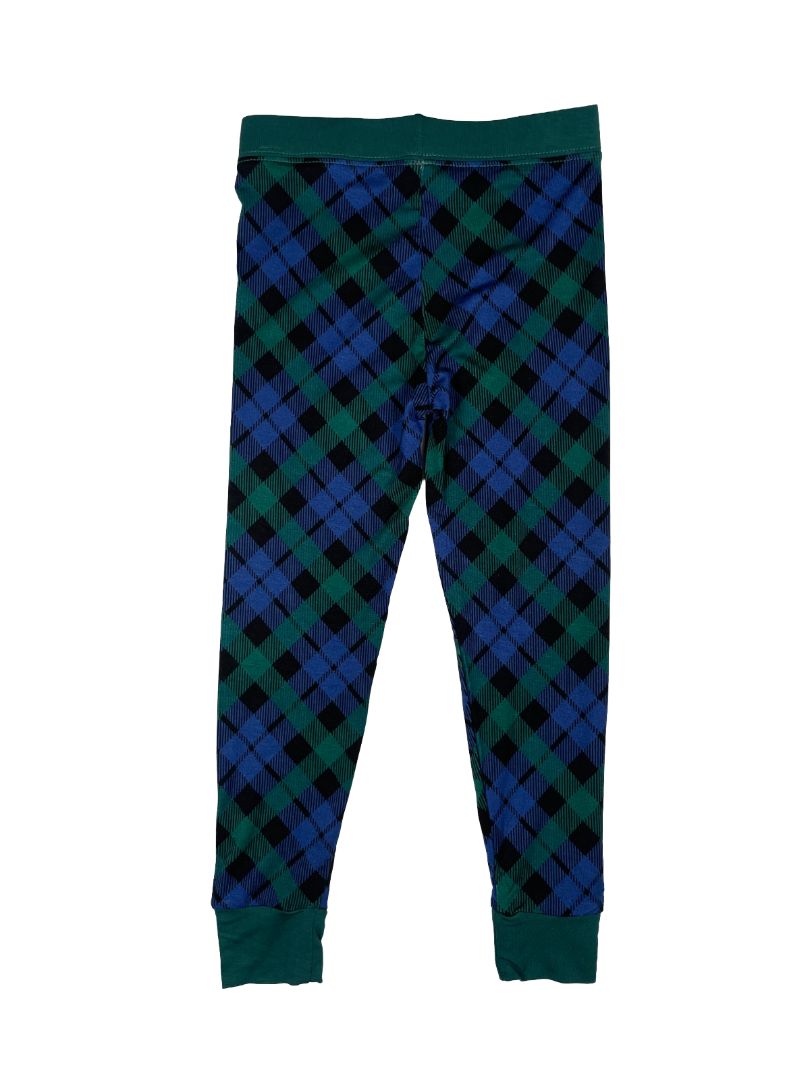 2/2T Little Sleepies, Green, New w/ tags - plaid ultra-soft bamboo 2-piece long-sleeve shirt + pants pajama SET, green/blue/black