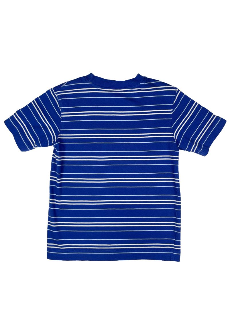 5-6, TKS, Blue, Vintage short-sleeve striped t-shirt