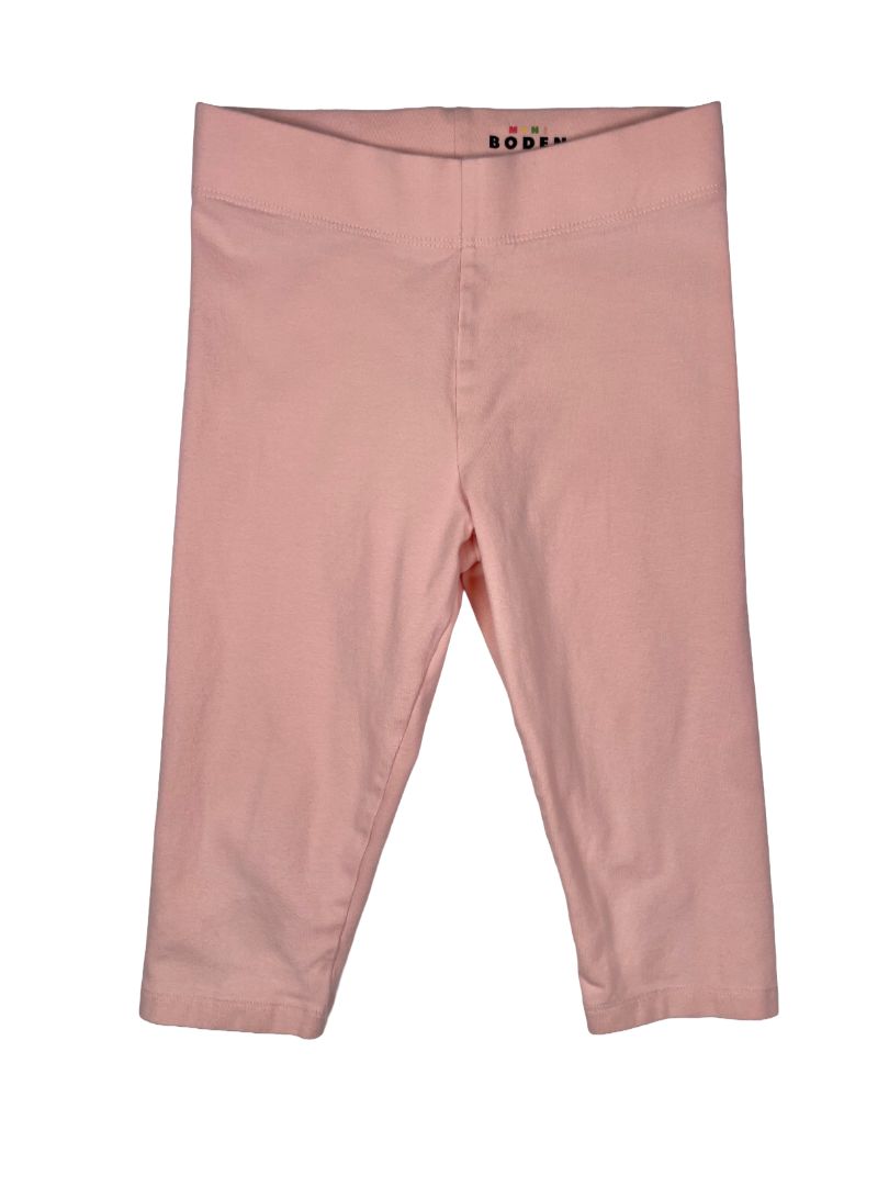 5-6, Boden, Pink, Solid cropped legging