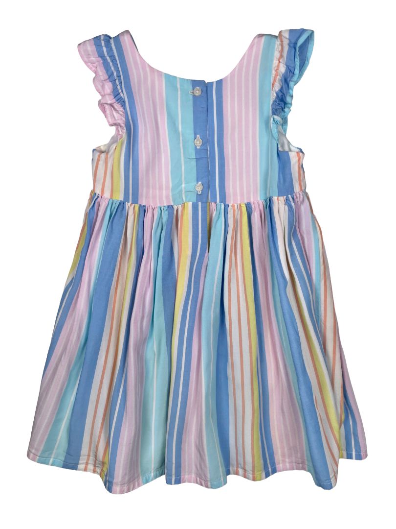 2/2T OshKosh B'Gosh, Multi, Sleeveless pastel vertical stripe dress