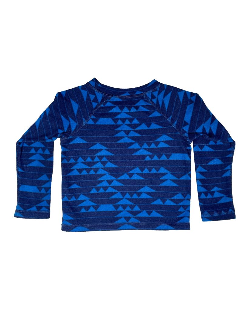 2/2T L.L.Bean, Blue, Fitness Fleece long-sleeve shirt + pants SET