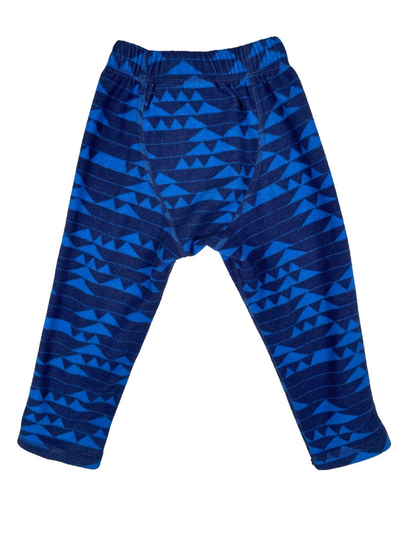 2/2T L.L.Bean, Blue, Fitness Fleece long-sleeve shirt + pants SET