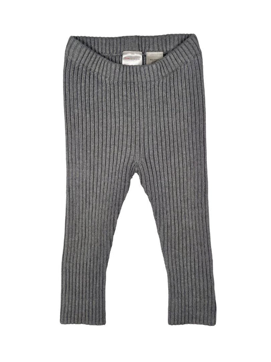 12-18 mo Hanna Andersson, Grey, Solid sweater leggings, ribbed