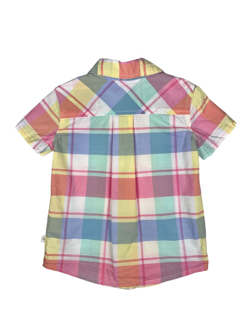 2/2T Tommy Bahama, Multi, Pastel plain short-sleeve button-up shirt