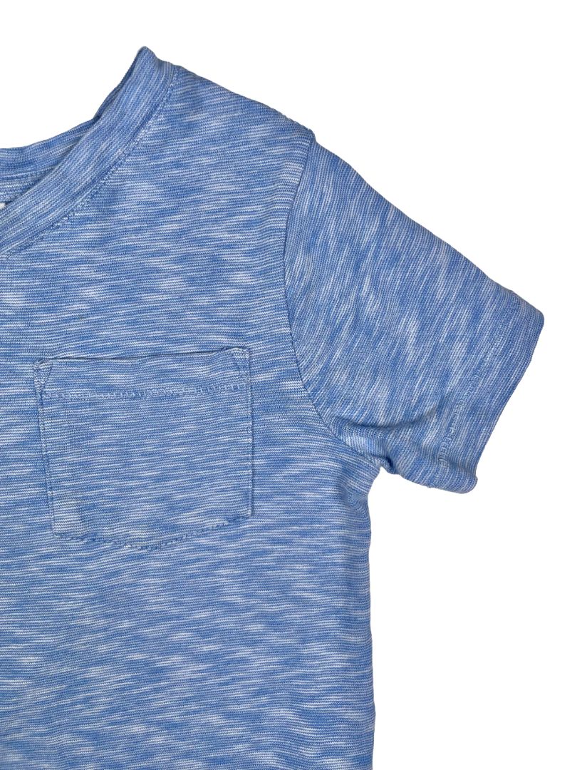 2/2T babyGap, Blue, V-neck heather t-shirt w/ pocket