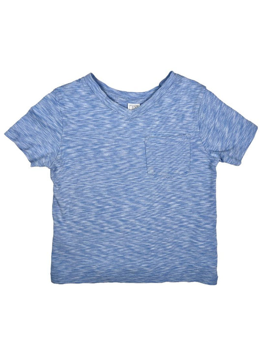 2/2T babyGap, Blue, V-neck heather t-shirt w/ pocket
