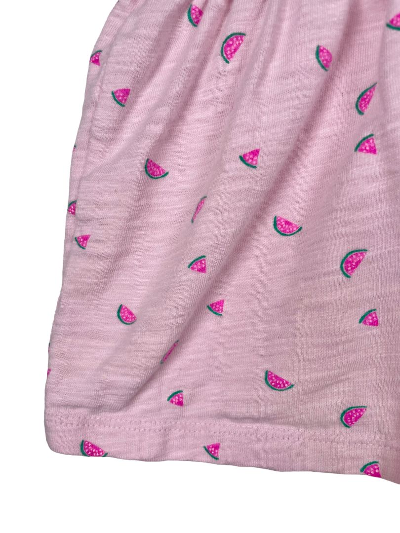 2/2T, babyGap, Pink, Watermelon print tank top, smocked chest w/ elastic ruffle straps