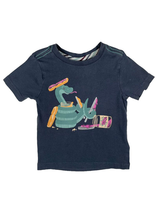 24 mo, Jarvis Archer, Blue, Snake PB&J t-shirt, cotton + stretch