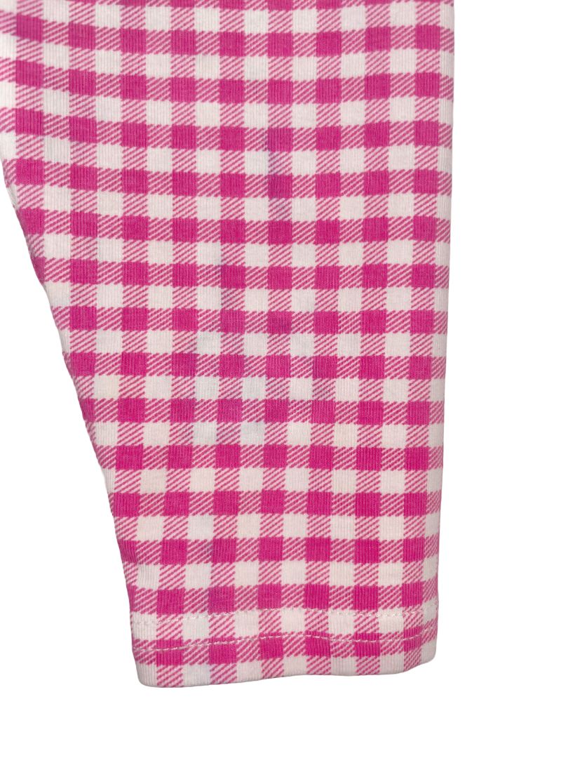 12 mo, Ralph Lauren, Pink, Gingham stretch legging