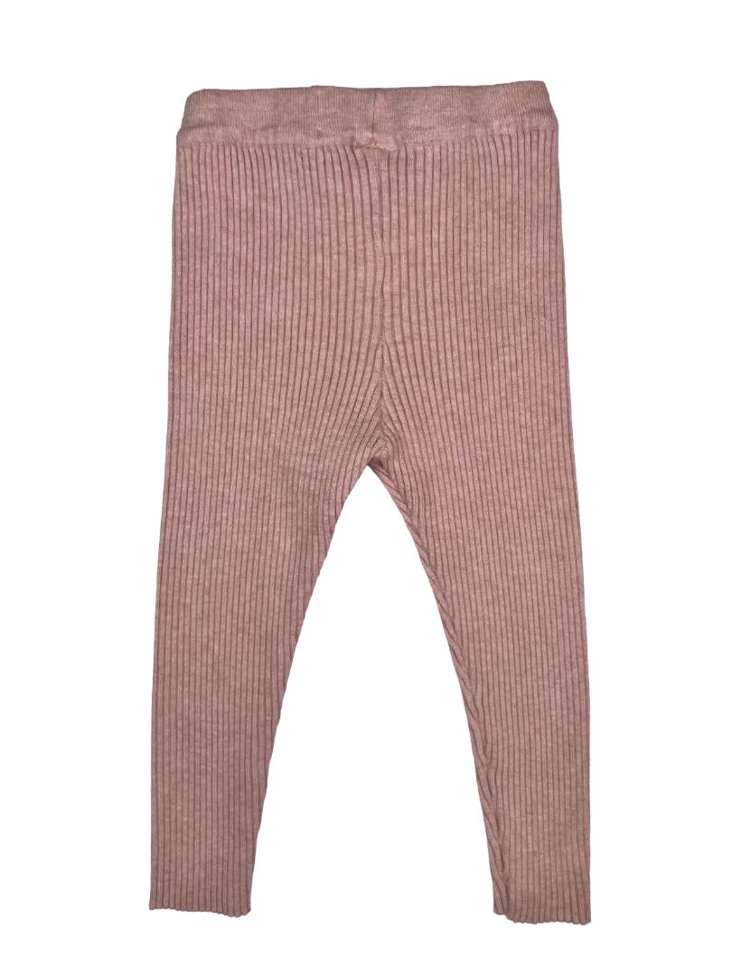 18-24 mo, Zara, Pink, Ribbed sweater leggings, decorative tie