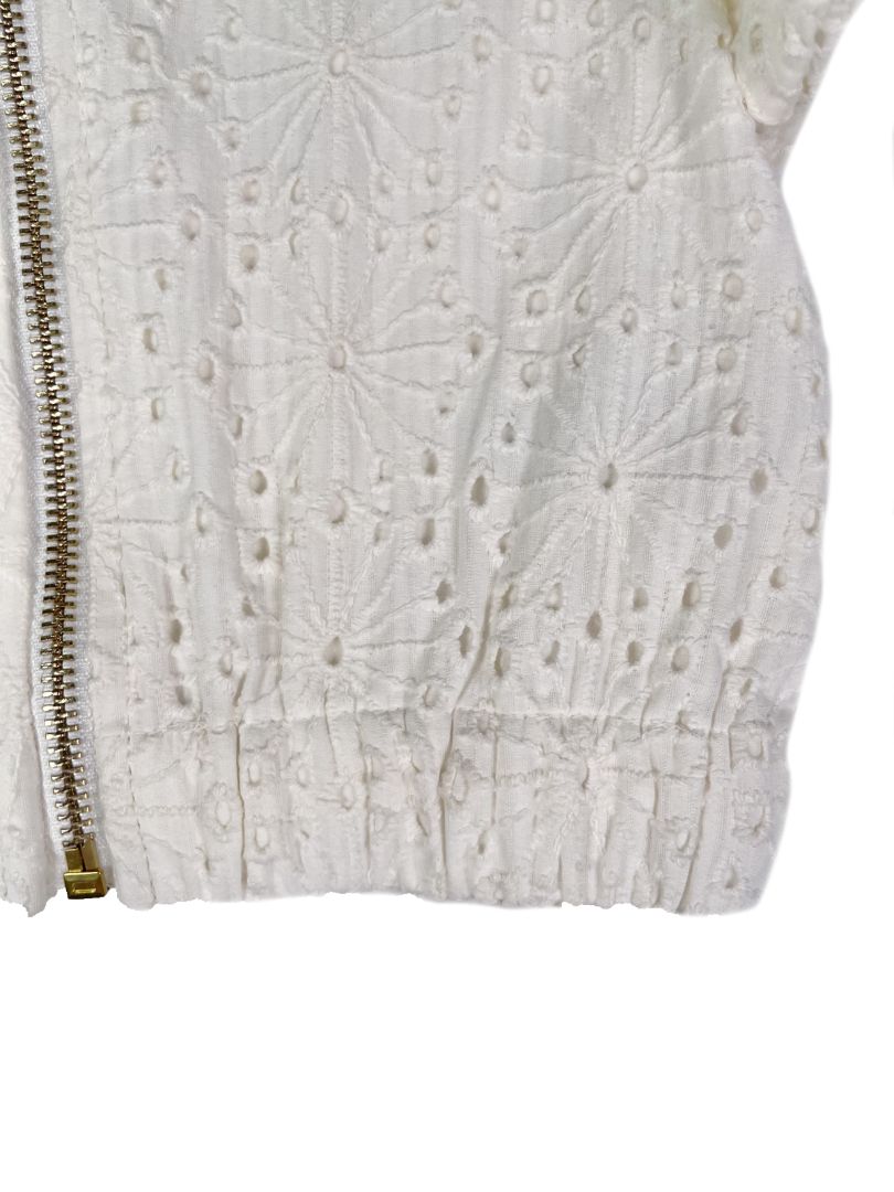 2/2T, Happily Grey, Cream, Embroidered bomber jacket