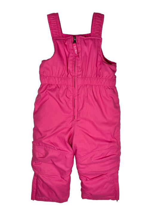 3/3T, L.L.Bean, Pink, Cold Buster Snow Bib