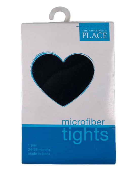 24-36 mo, The Children's Place, Black, New w/ tags - Microfiber tights