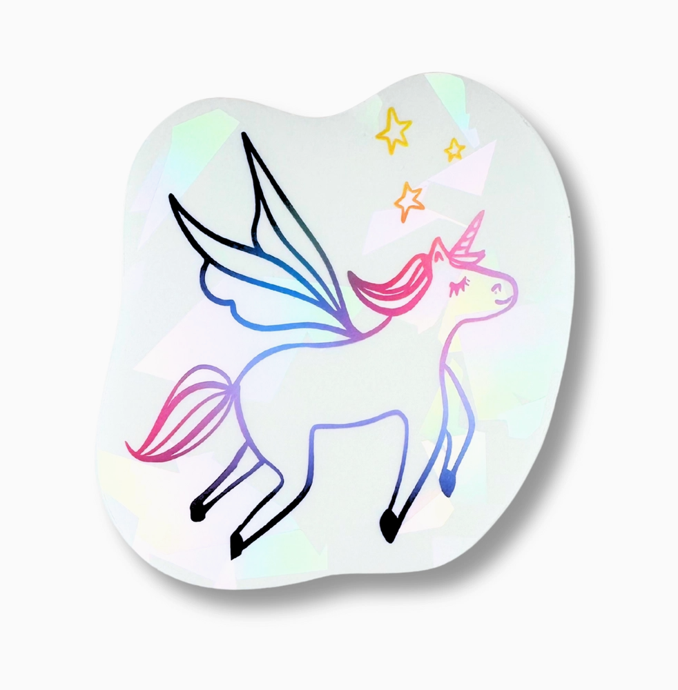 Wolf & Wren Press, Unicorn Pegasus Suncatcher