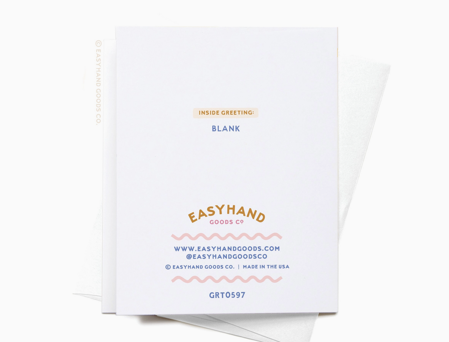 Easyhand Goods, Tiny Human Big Adventure rainbow new baby card
