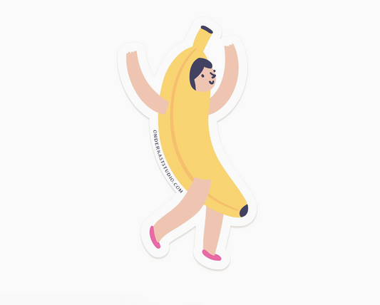 Easyhand Goods, Banana girl sticker