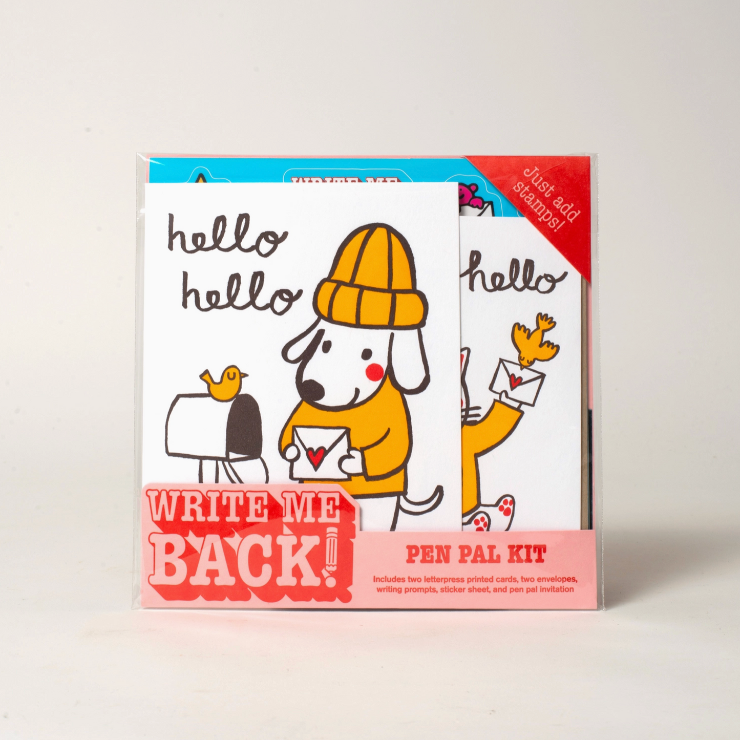 Egg Press Manufacturing, BFF Dog & Cat Letter Writing Write Me Back Pen Pal Kit