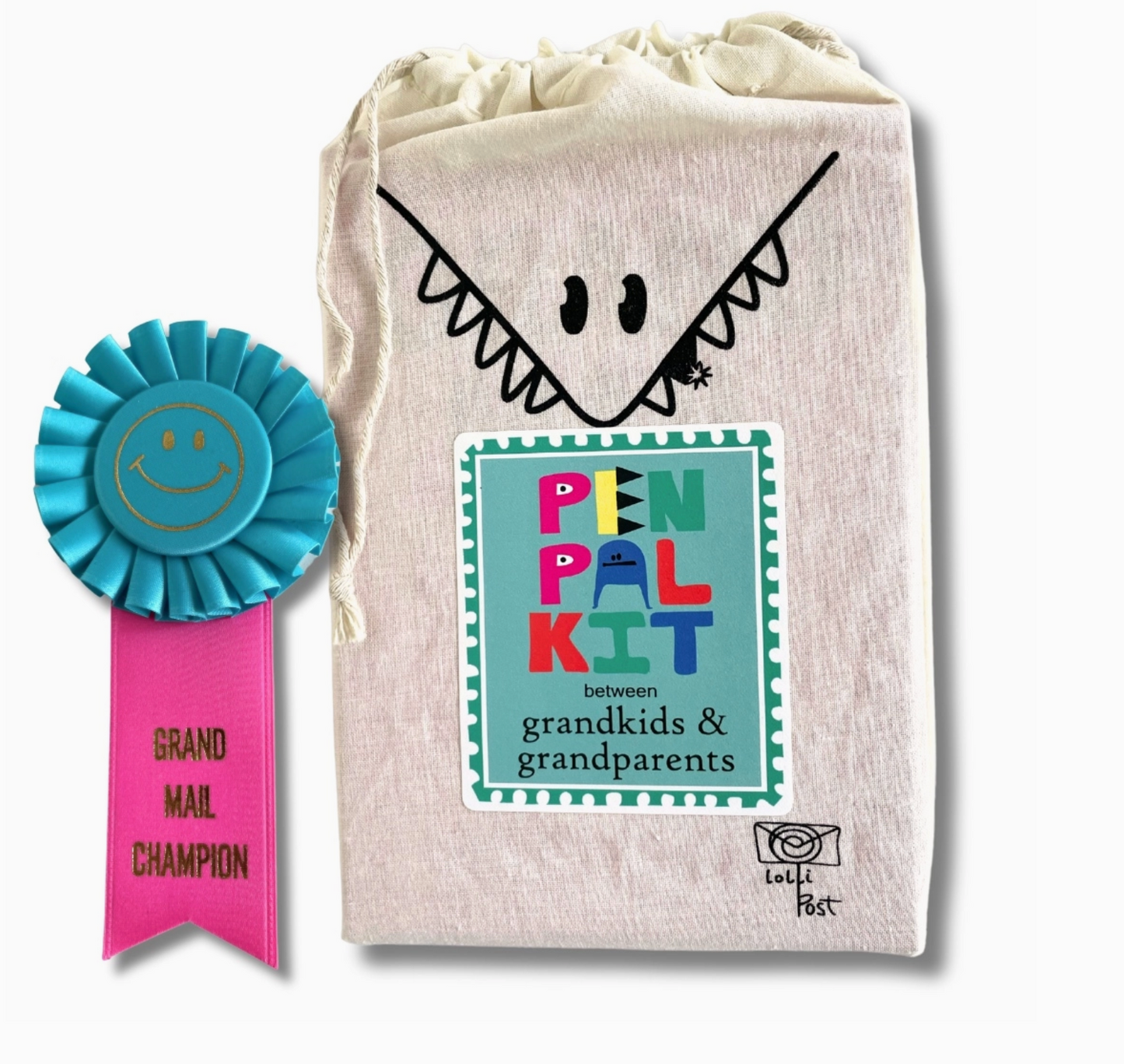 LolliPost, Pen Pal Kit between Grandkids & Grandparents