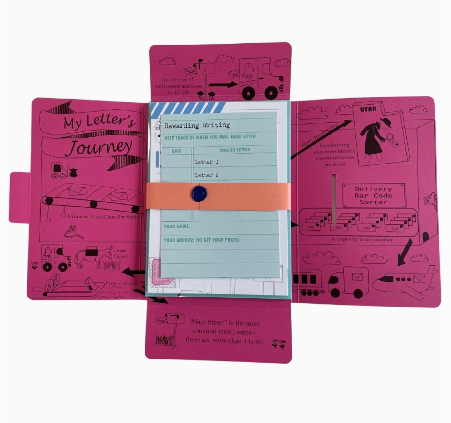 LolliPost, Pen Pal Kit between Grandkids & Grandparents