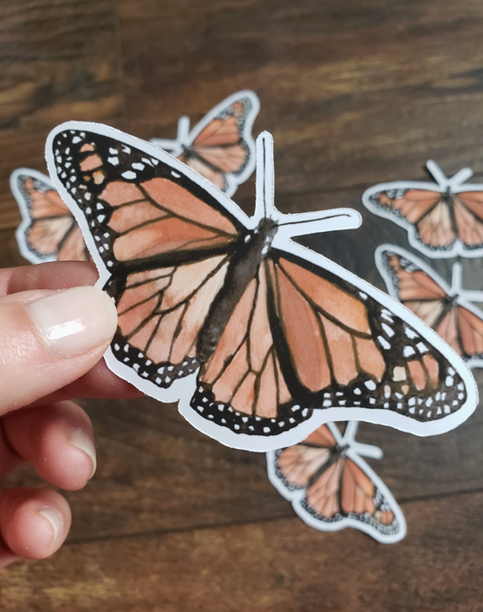 Stephanie Hathaway Designs, Monarch Butterfly Sticker