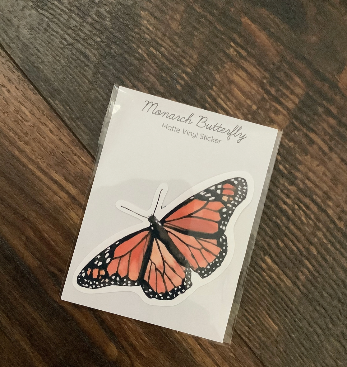 Stephanie Hathaway Designs, Monarch Butterfly Sticker
