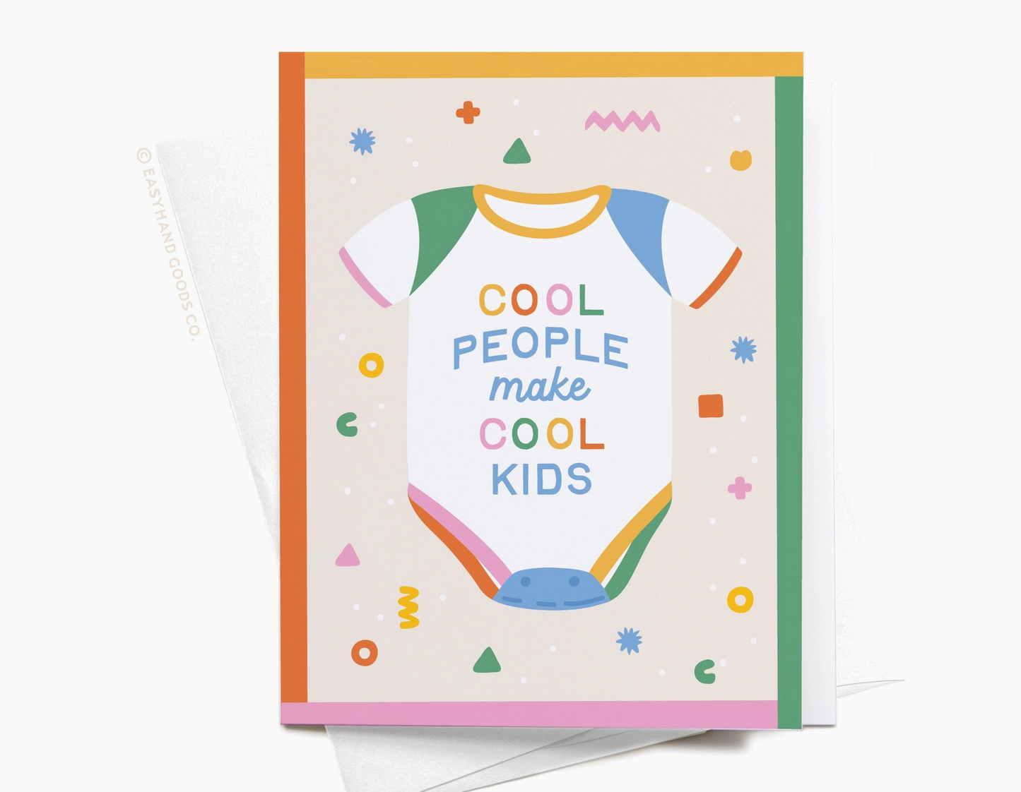 Easyhand Goods, Cool People Make Cool Kids new baby card