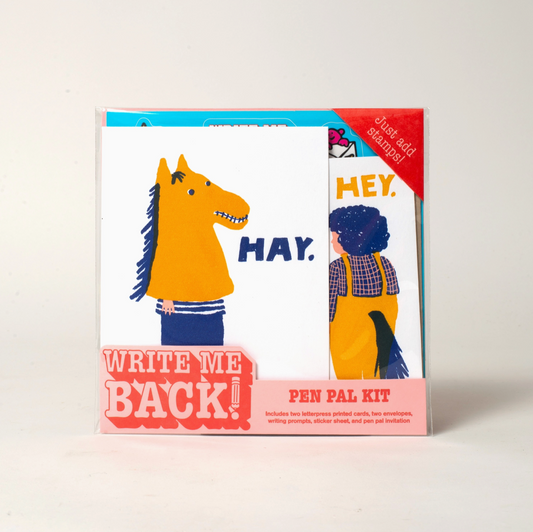 Egg Press Manufacturing, Hey Horses Letter Writing Write Me Back Pen Pal Kit