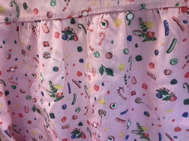 6-12 mo, Petite Plume, Pink, Christmas candy sleep romper