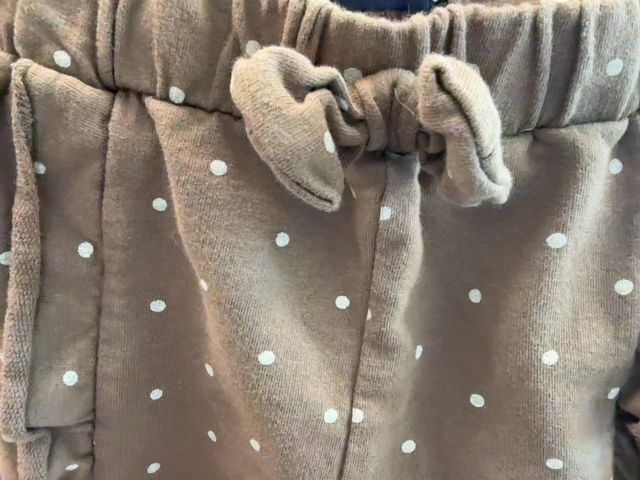 4/4T, Limited Too, Brown, Polka dot ruffle pull-on sweatpants