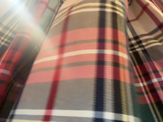 4/4T, Polo Ralph Lauren, Cream, NEW w/ tags - Cap sleeve red/green plaid dress, black tie (small snag on front)