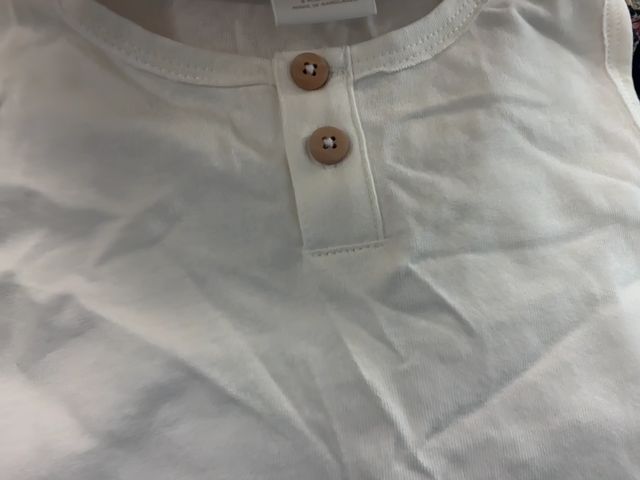 3/3T, Zara, Cream, Henley tank top