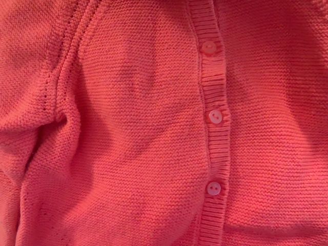24 mo, jacadi, Pink, Button up neon cardigan