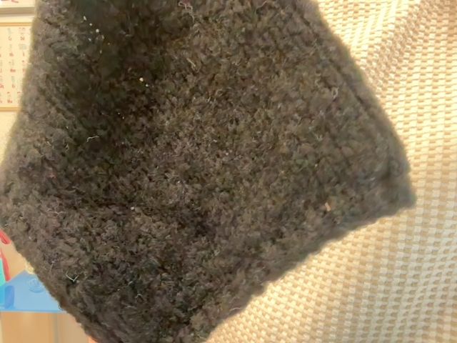 3-6 mo, Zara, Black, Knit baby hat with ties
