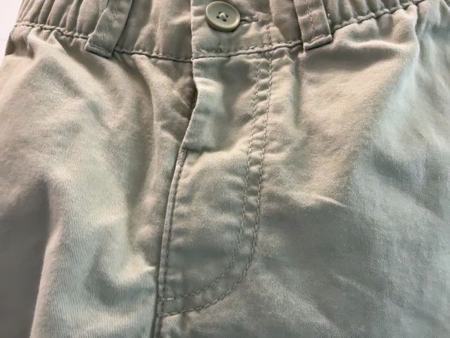 2-3, Zara, Green, Cuffed chino pull-on shorts