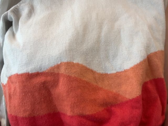 4/4T, Janie and Jack x Serena Williams, White, Knit sunset hoodie